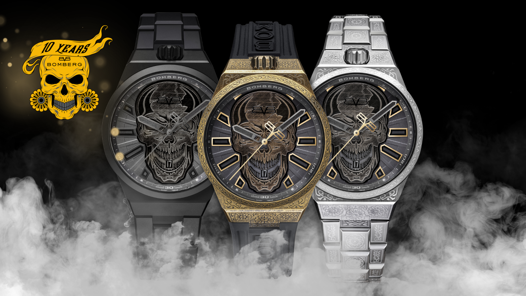 10 YEARS ANNIVERSARY Collection Bolt-68 NEO Automatic Anniversary Skulls