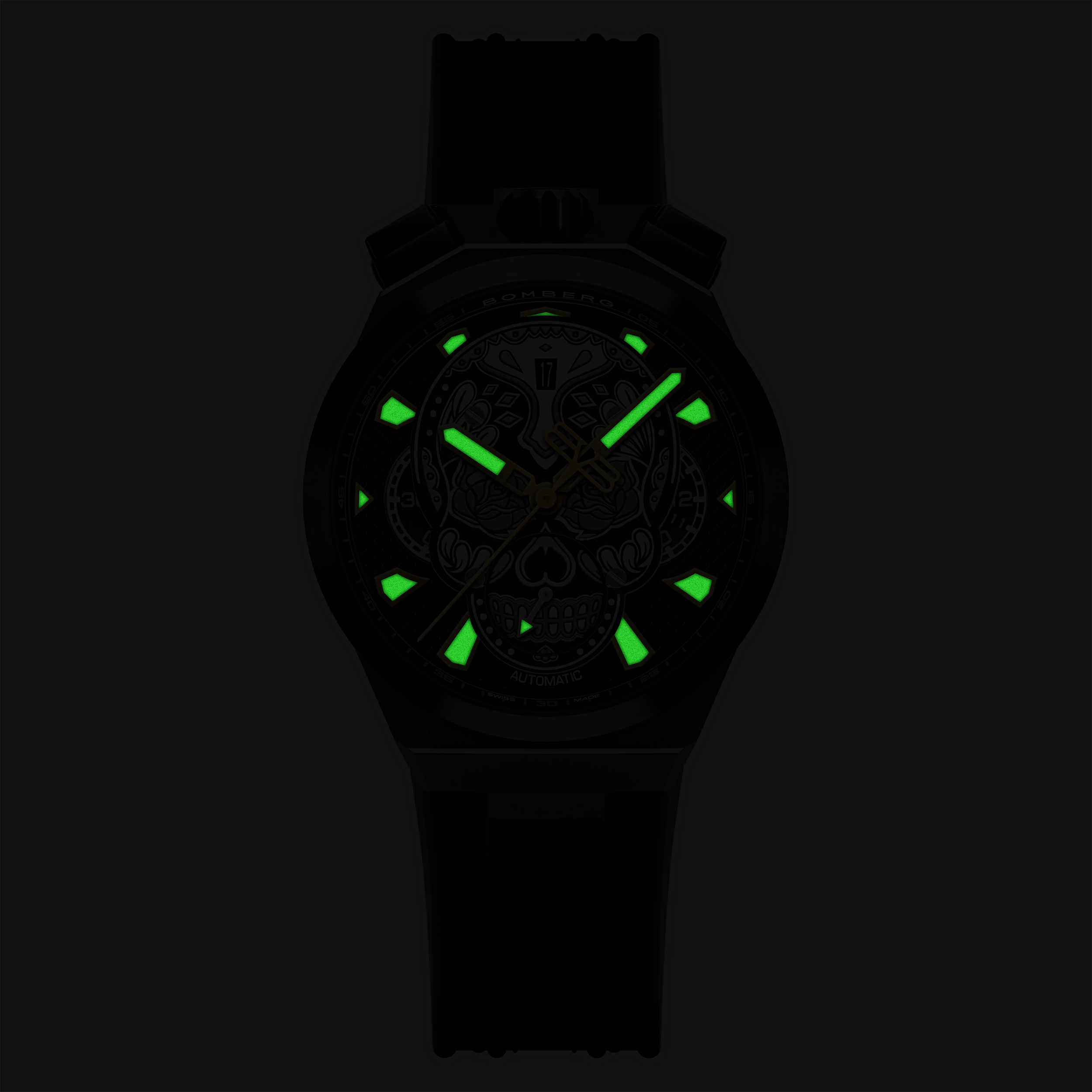 CHRONO SKULL THROWBACK EDITION - ALL BLACK