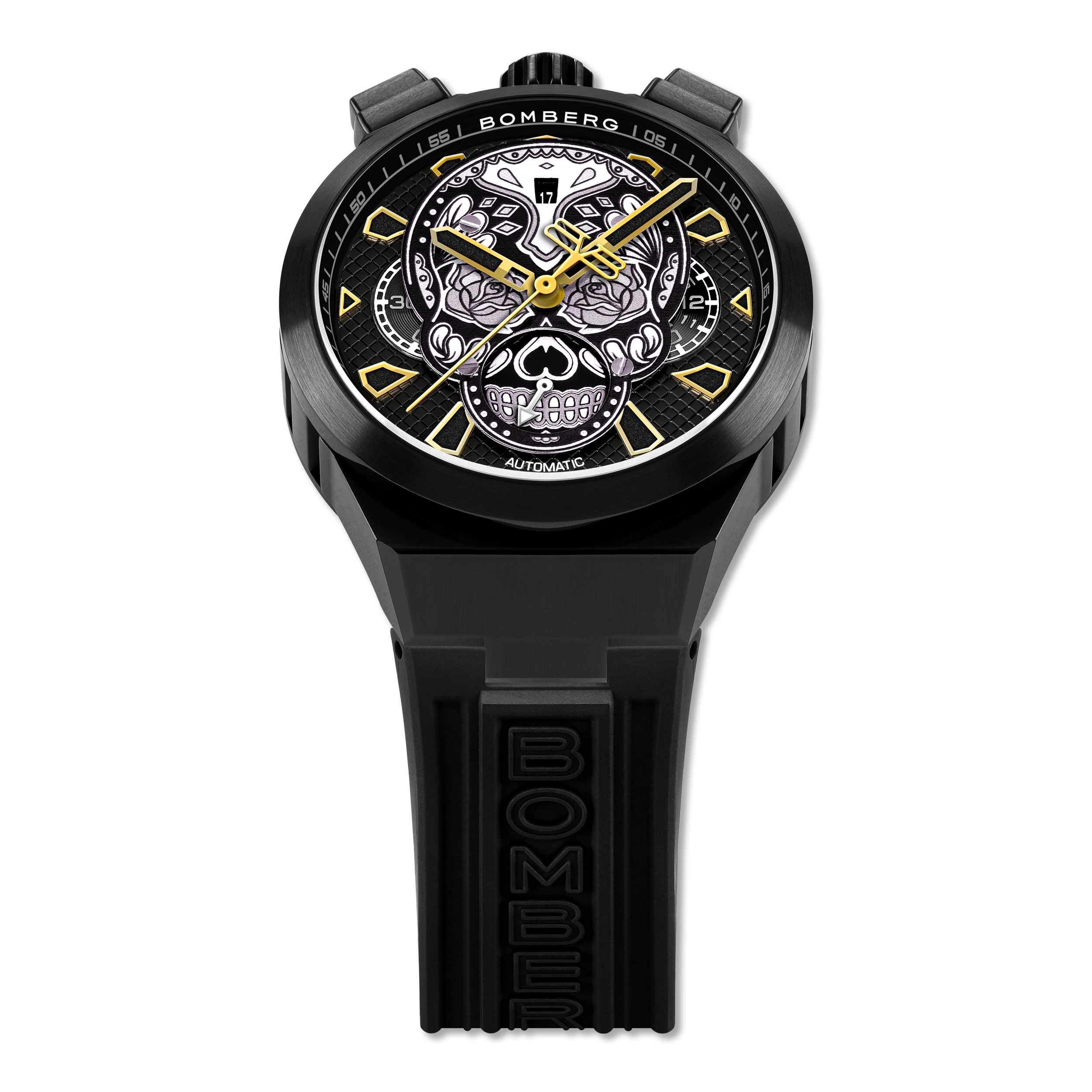 CHRONO SKULL THROWBACK EDITION - ALL BLACK