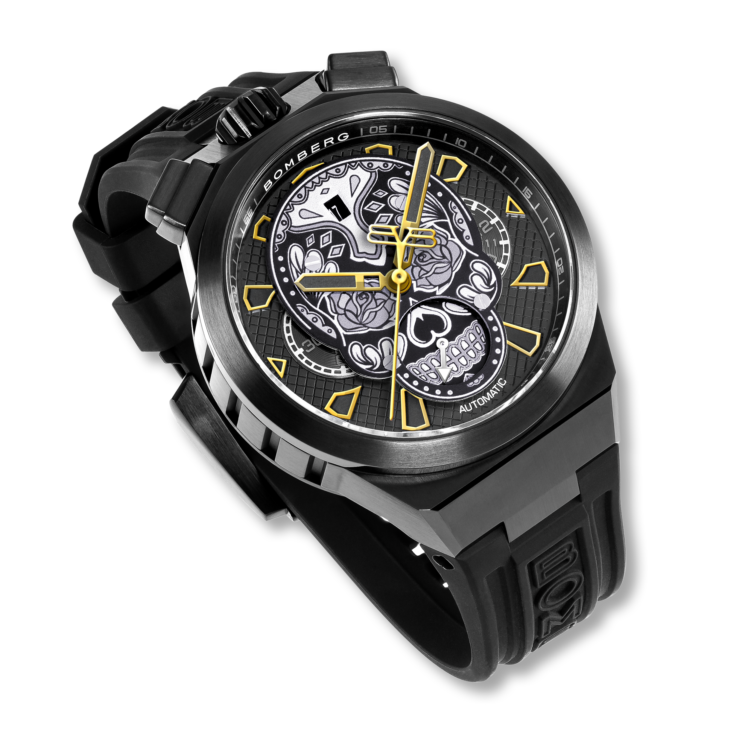 CHRONO SKULL THROWBACK EDITION - ALL BLACK