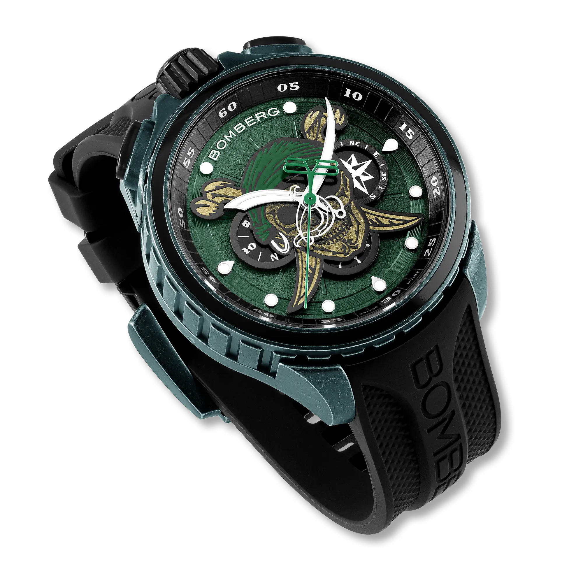 PIRATE SKULL GREEN