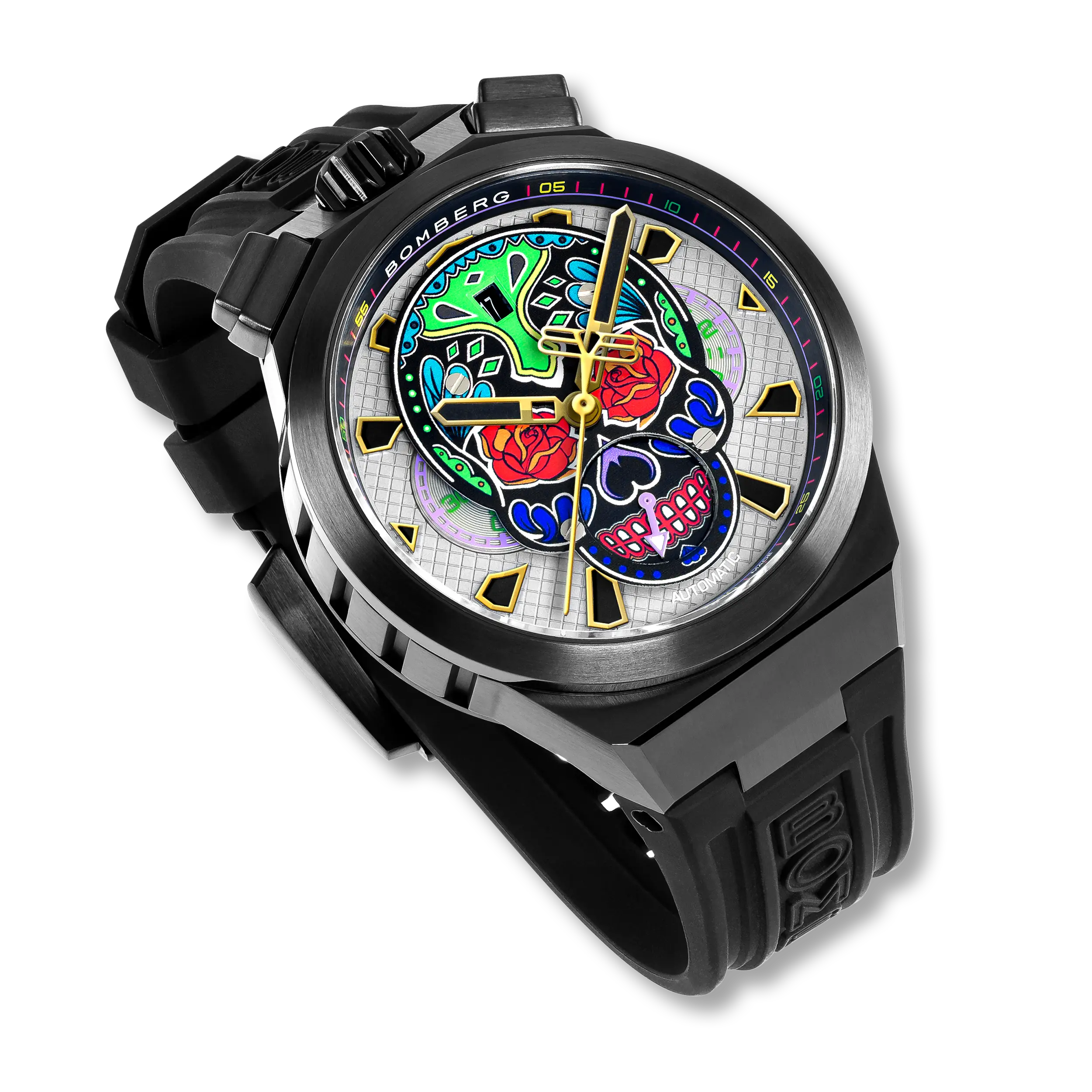 CHRONO SKULL THROWBACK EDITION - COLORIDO BLACK