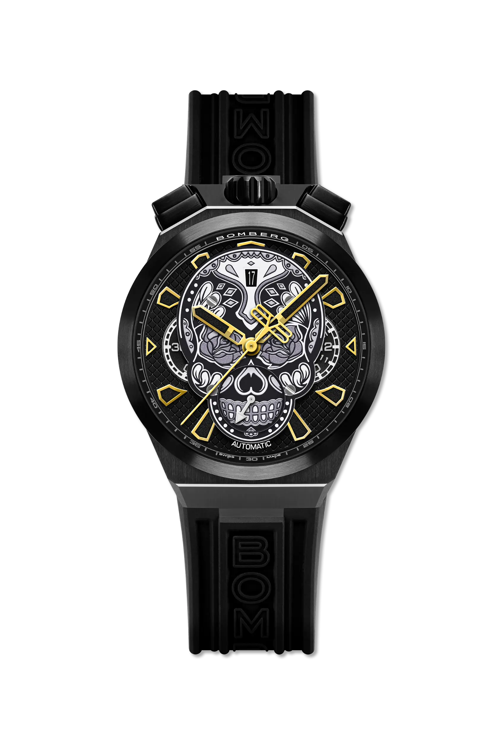 CHRONO SKULL THROWBACK EDITION - ALL BLACK