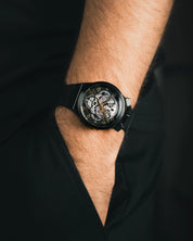 CHRONO SKULL THROWBACK EDITION - ALL BLACK