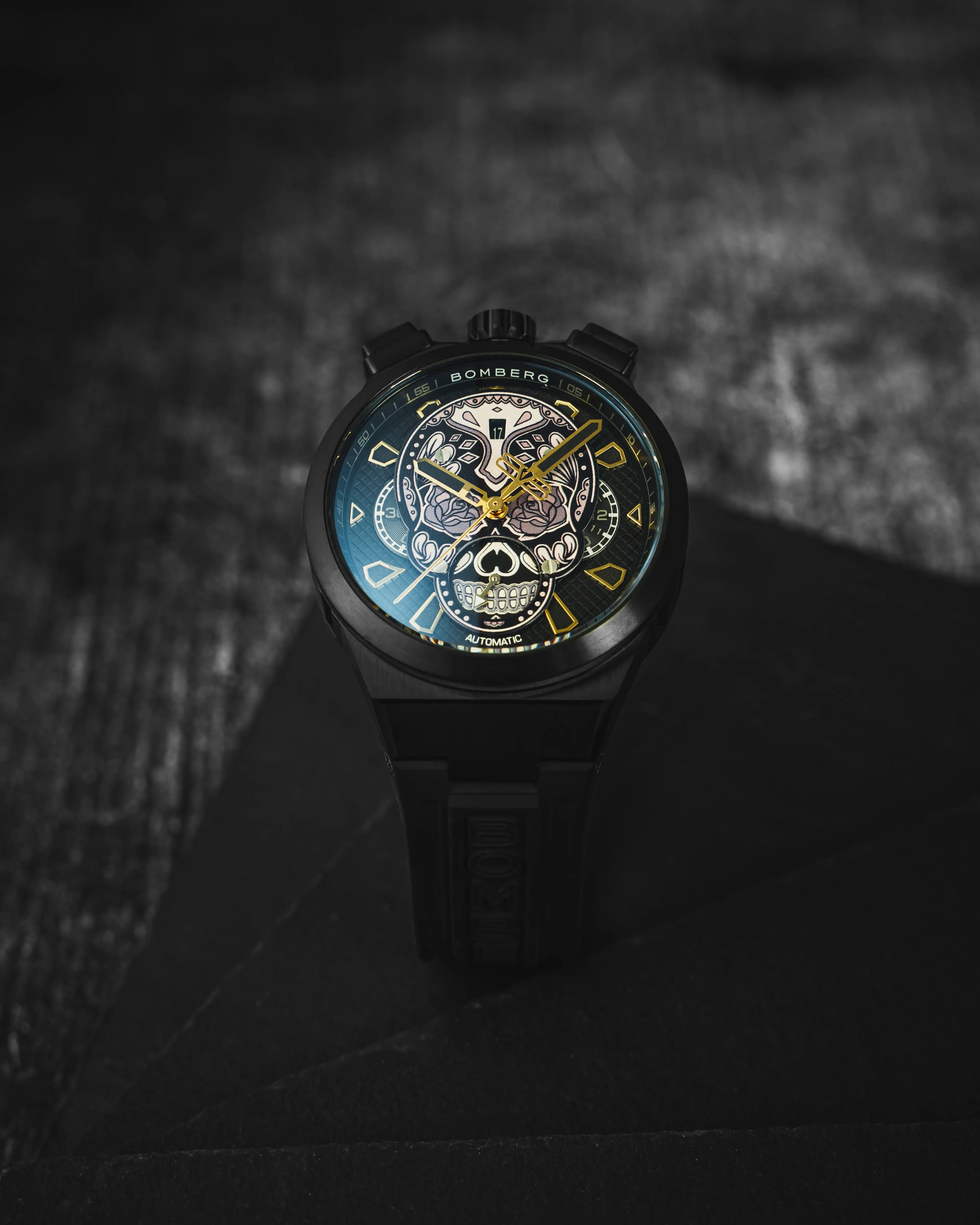 CHRONO SKULL THROWBACK EDITION - ALL BLACK