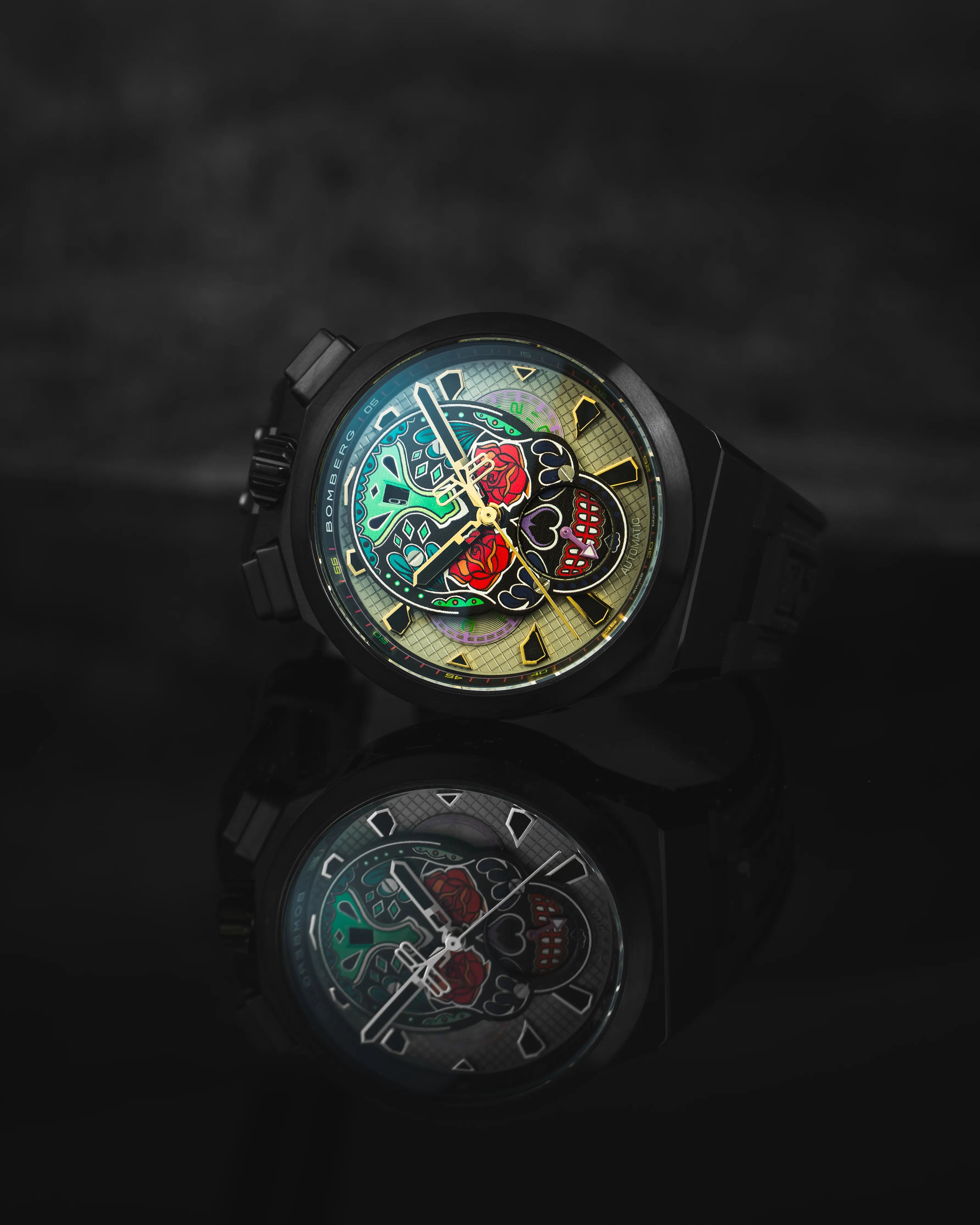 CHRONO SKULL THROWBACK EDITION - COLORIDO BLACK